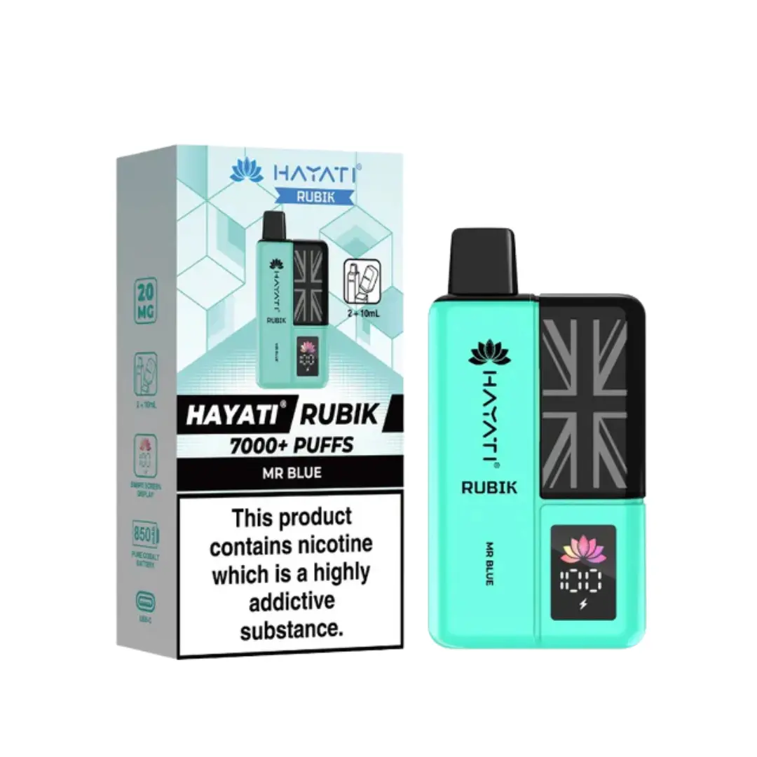 Hayati Rubik 7000 Puff Prefilled Pod Vape Kit - Image 13