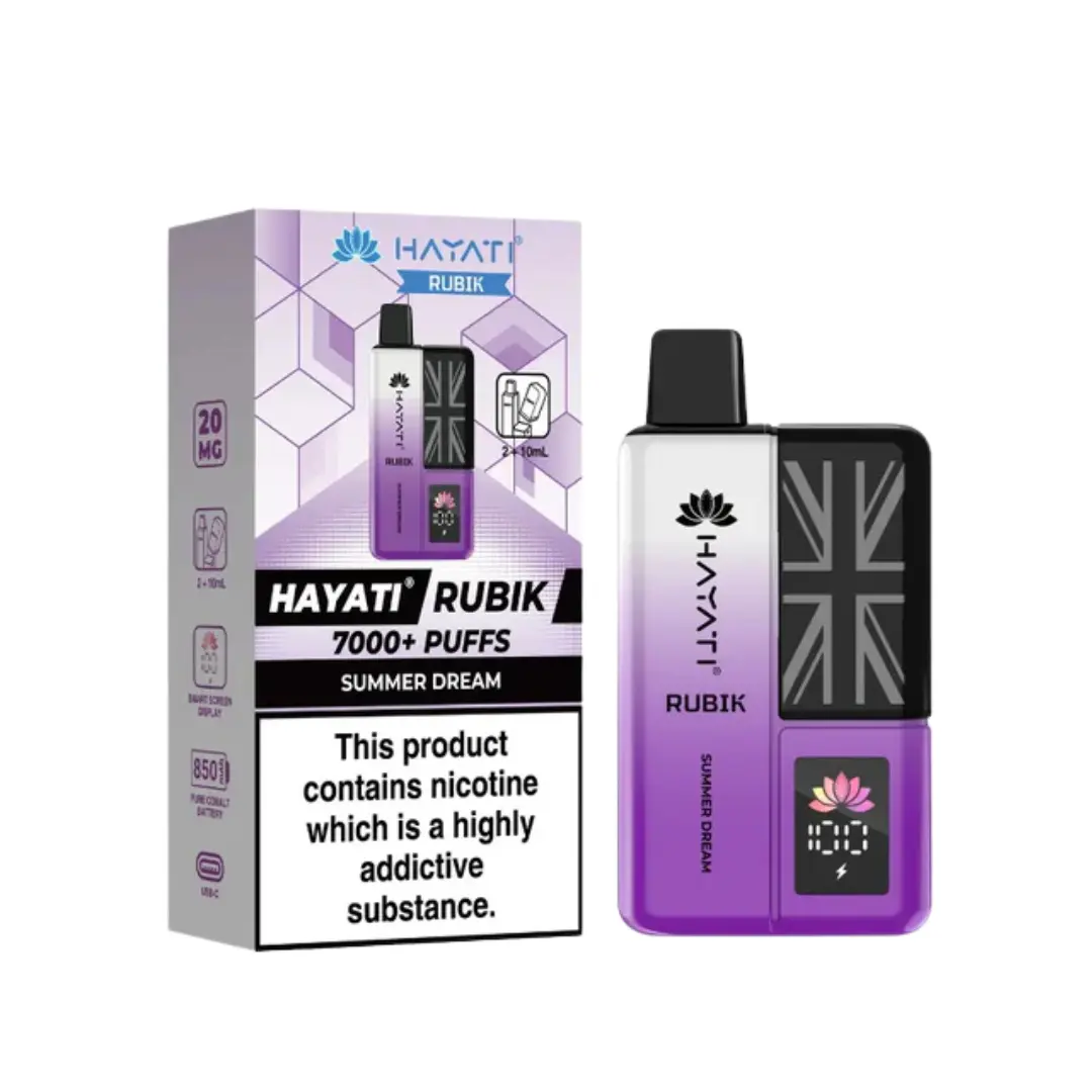 Hayati Rubik 7000 Puff Prefilled Pod Vape Kit - Image 17