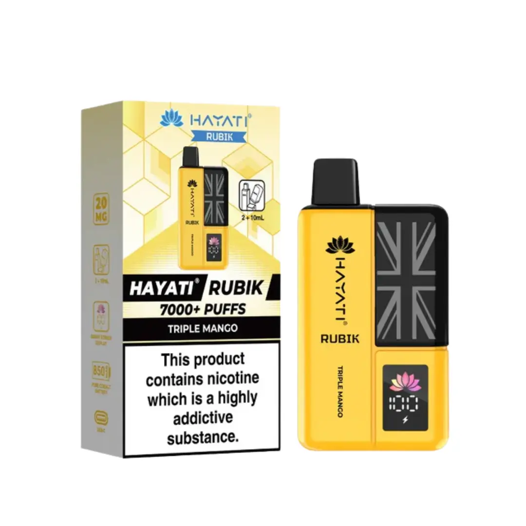 Hayati Rubik 7000 Puff Prefilled Pod Vape Kit - Image 19