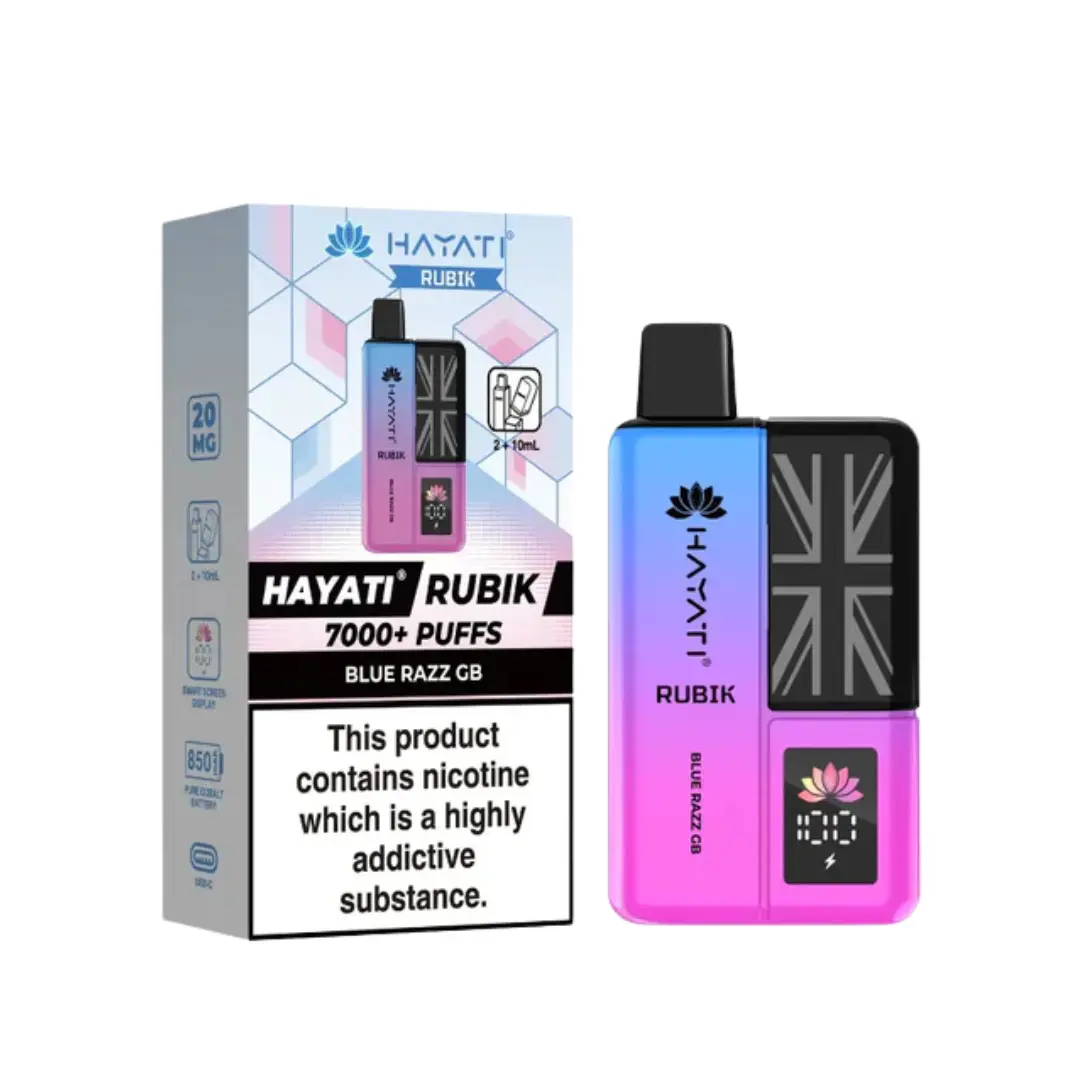 Hayati Rubik 7000 Puff Prefilled Pod Vape Kit - Image 3