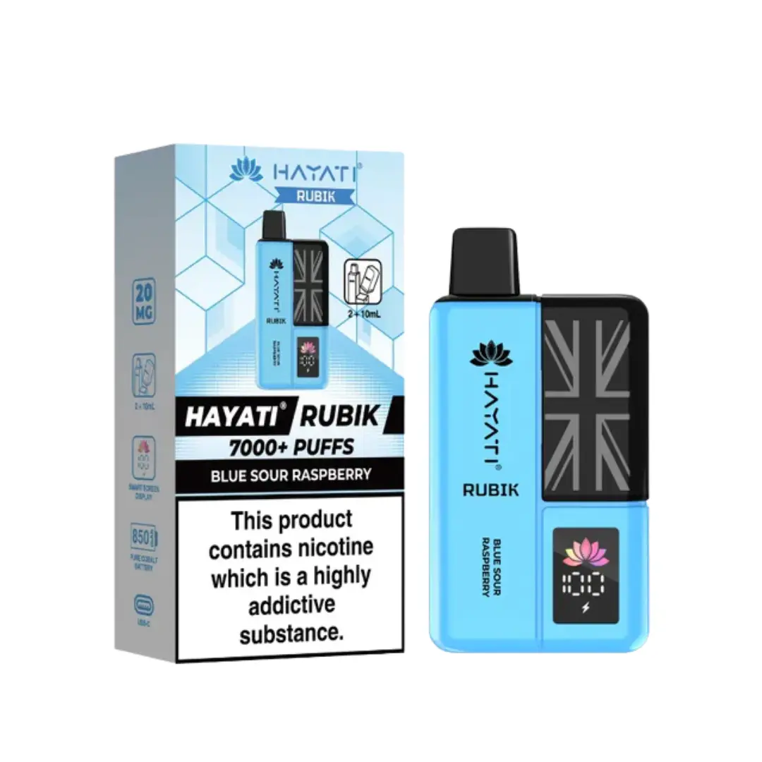 Hayati Rubik 7000 Puff Prefilled Pod Vape Kit - Image 4