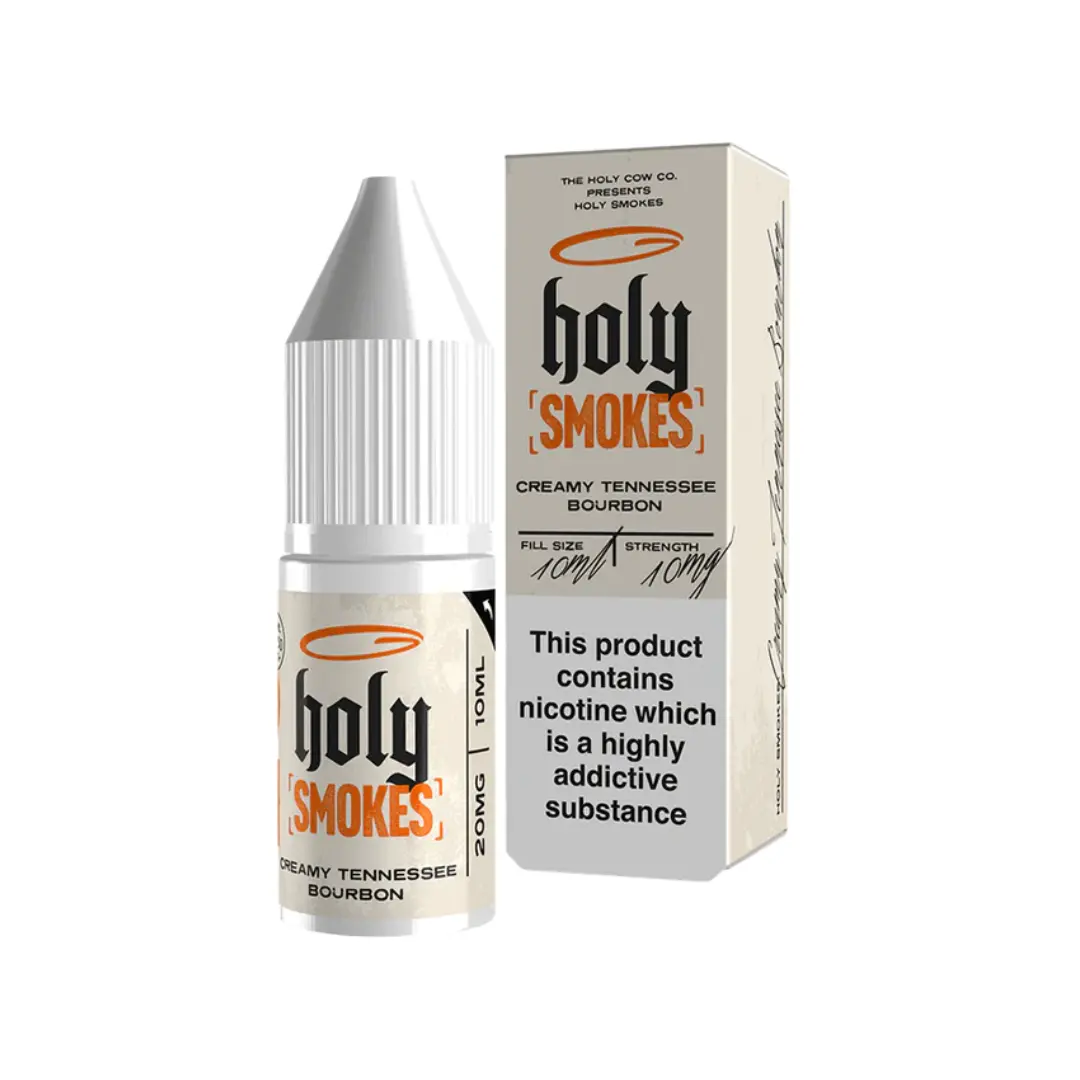 Holy Smokes Creamy Tennessee Bourbon 10ml Nic Salt E-liquid