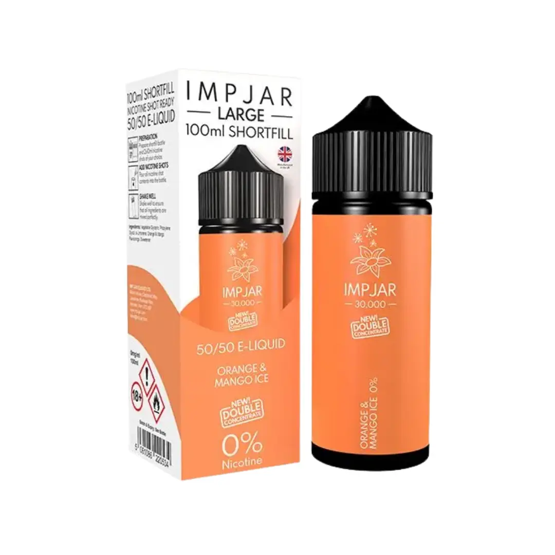 Imp Jar Large Orange & Mango Ice 100ml Shortfill