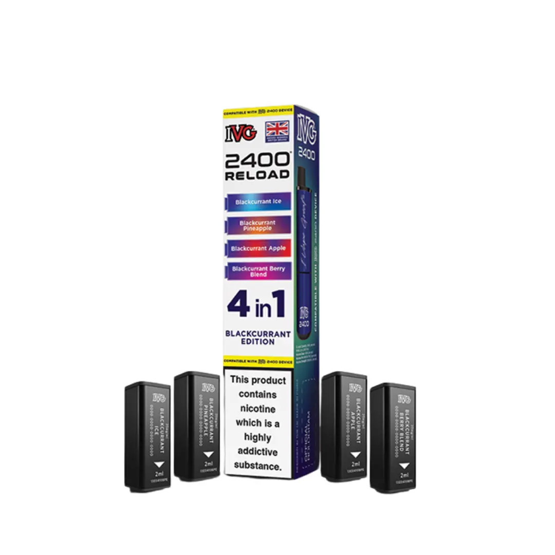 IVG 2400 Blackcurrant Edition Reload Pods