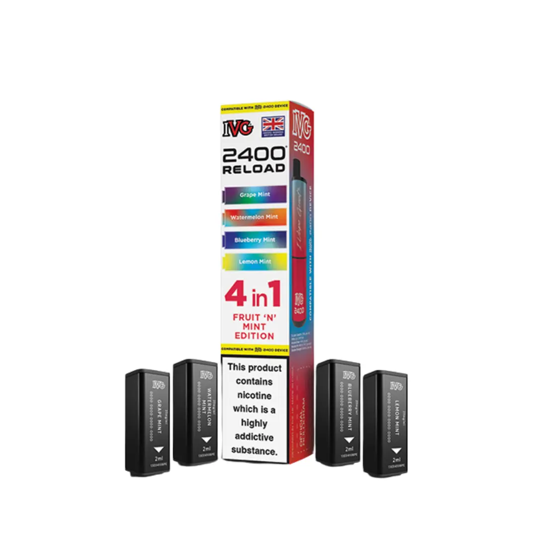 IVG 2400 Fruit & Mint Edition Reload Pods