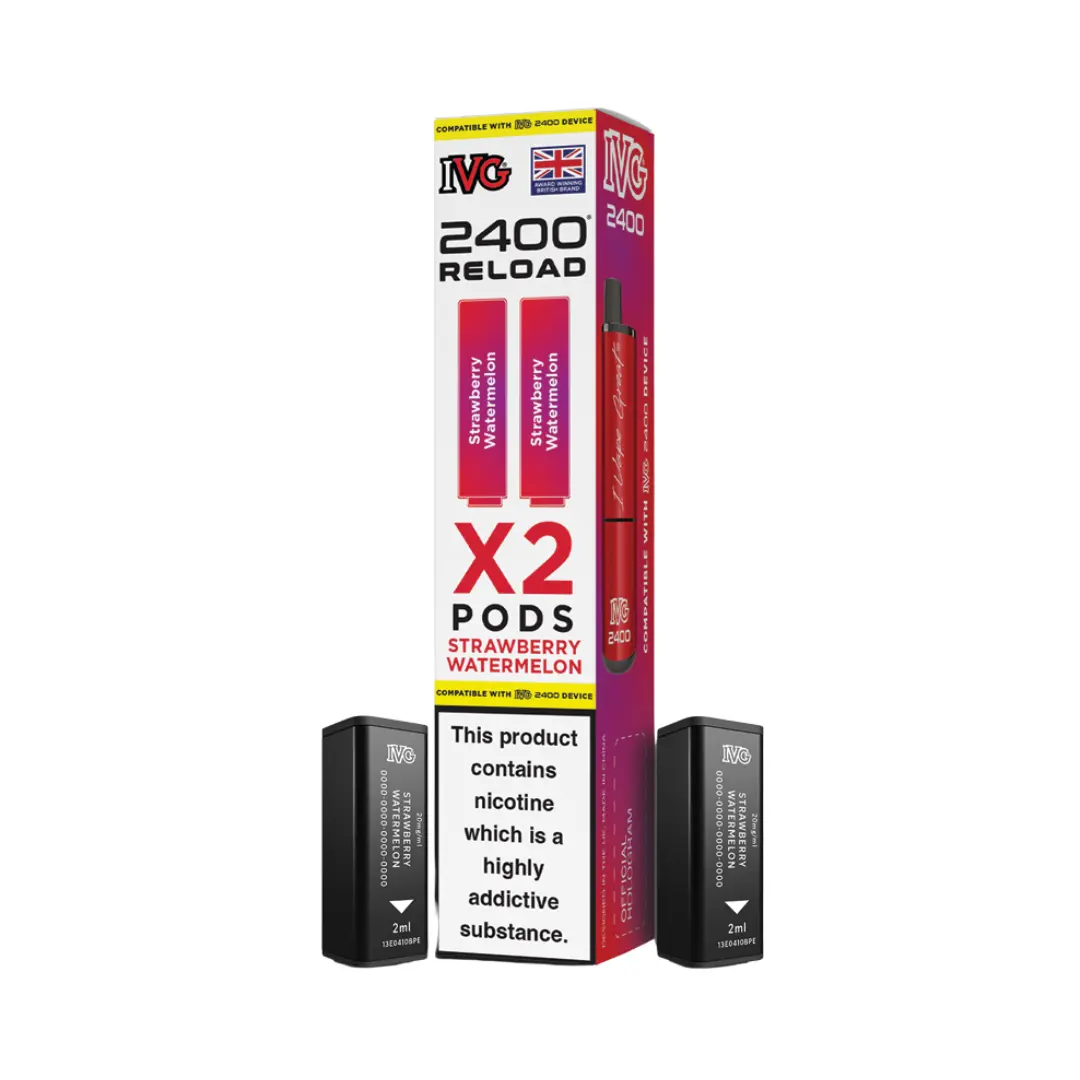 IVG 2400 Strawberry Watermelon Reload Pods