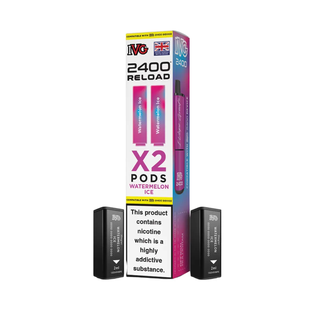 IVG 2400 Watermelon Ice Reload Pods