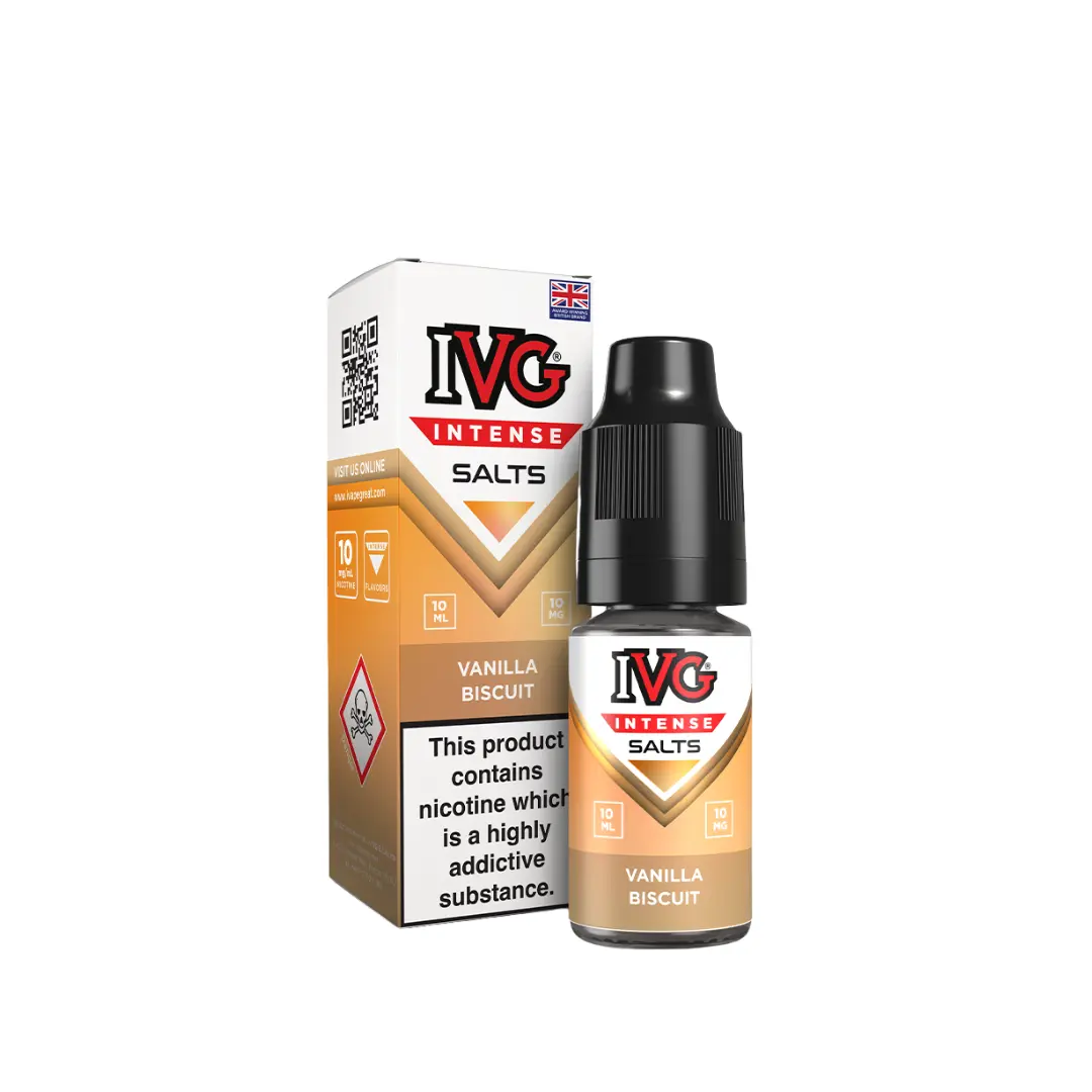 IVG Intense Vanilla Biscuit Nic Salt 10ml