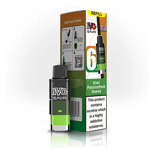 IVG SAVR Kiwi Passionfruit Guava Refill Pods