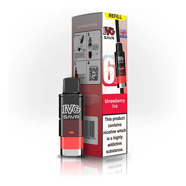 IVG SAVR Strawberry Ice Refill Pods
