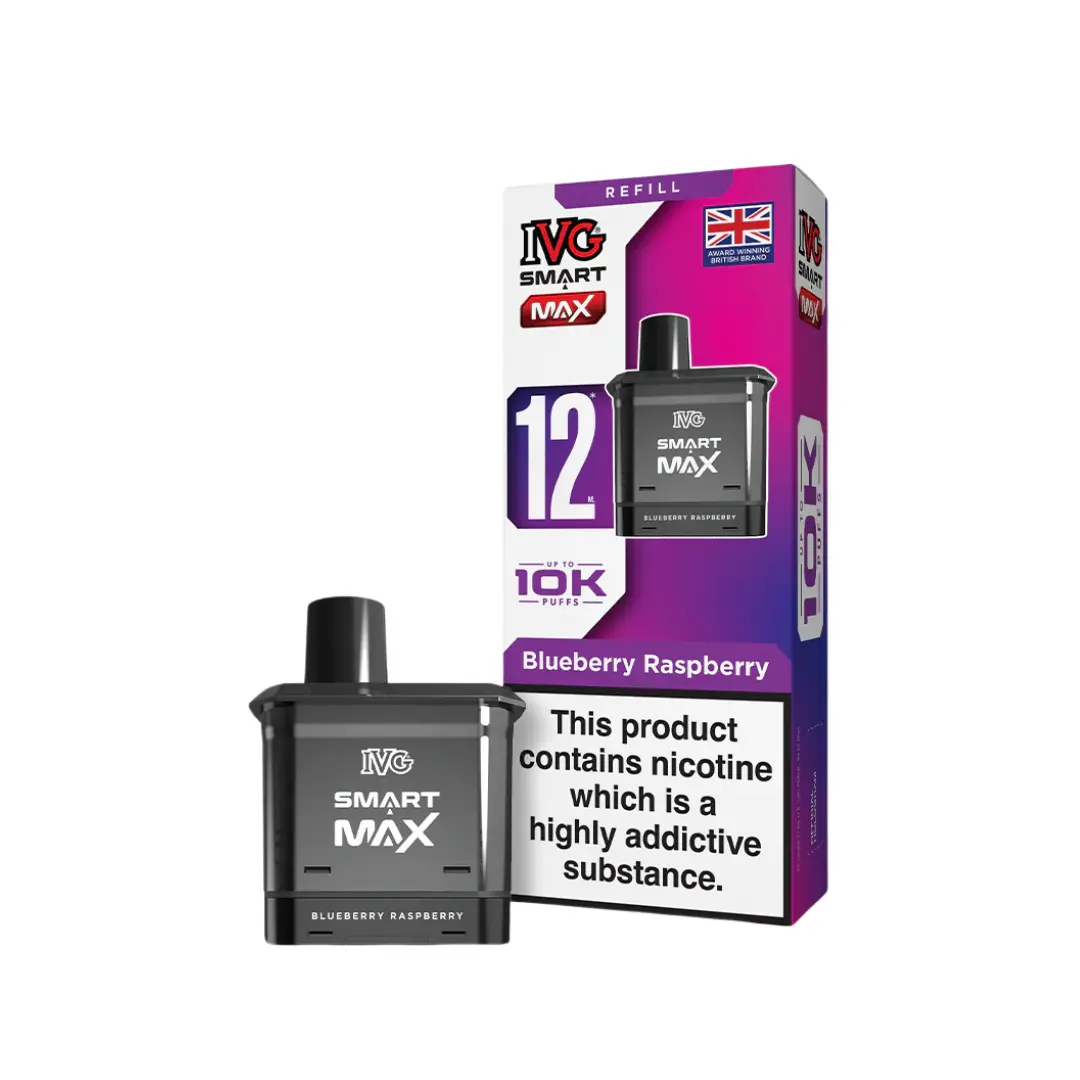 IVG Smart Max 10K Blueberry Raspberry Refill Pods