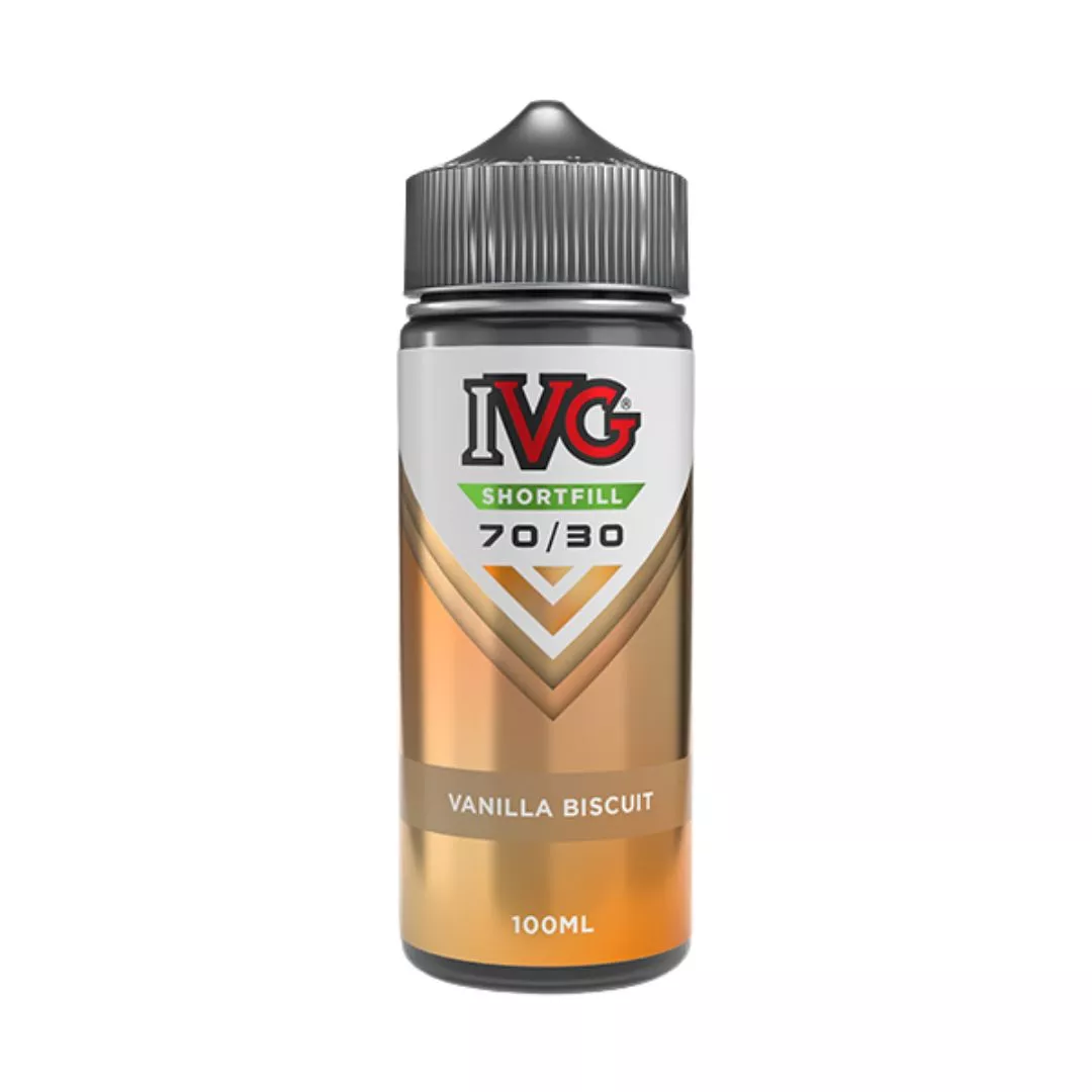 IVG Vanilla Biscuit 100ml Shortfill