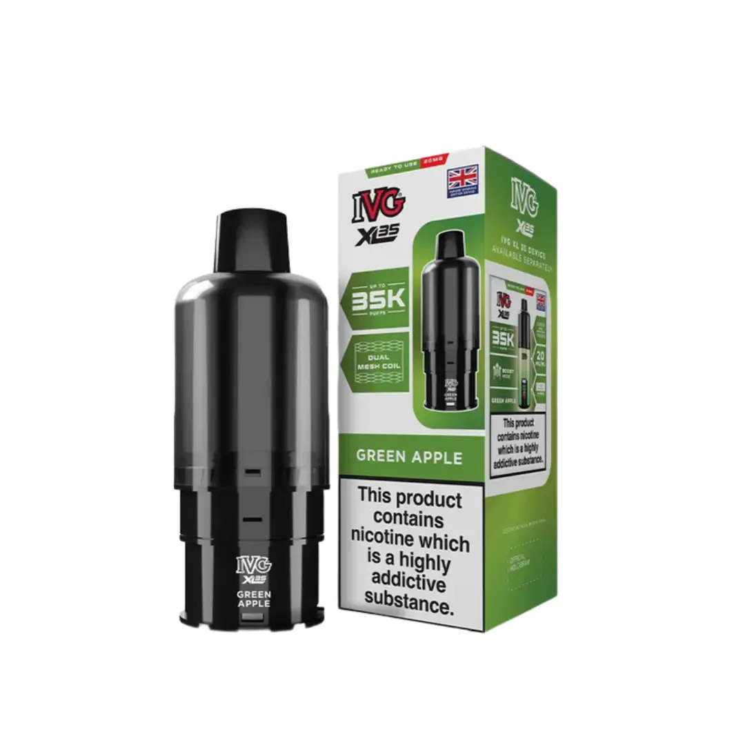 IVG XL 35K Green Apple Refill Pod