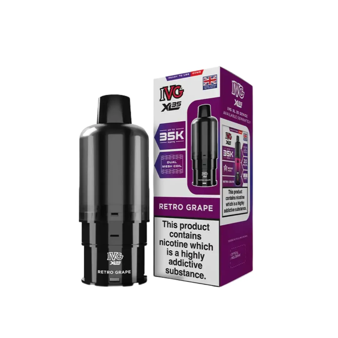 IVG XL 35K Retro Grape Refill Pod