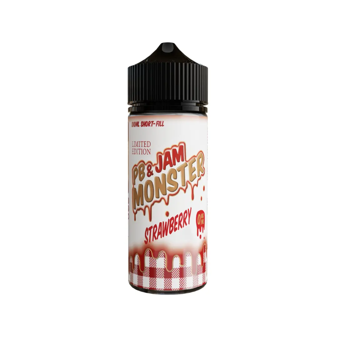 Jam Monster PB & Strawberry Jam 100ml Shortfill