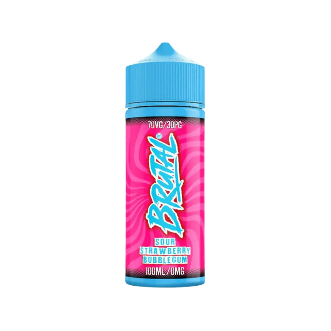 Just Juice Brutal Sour Strawberry Bubblegum 100ml E-liquid