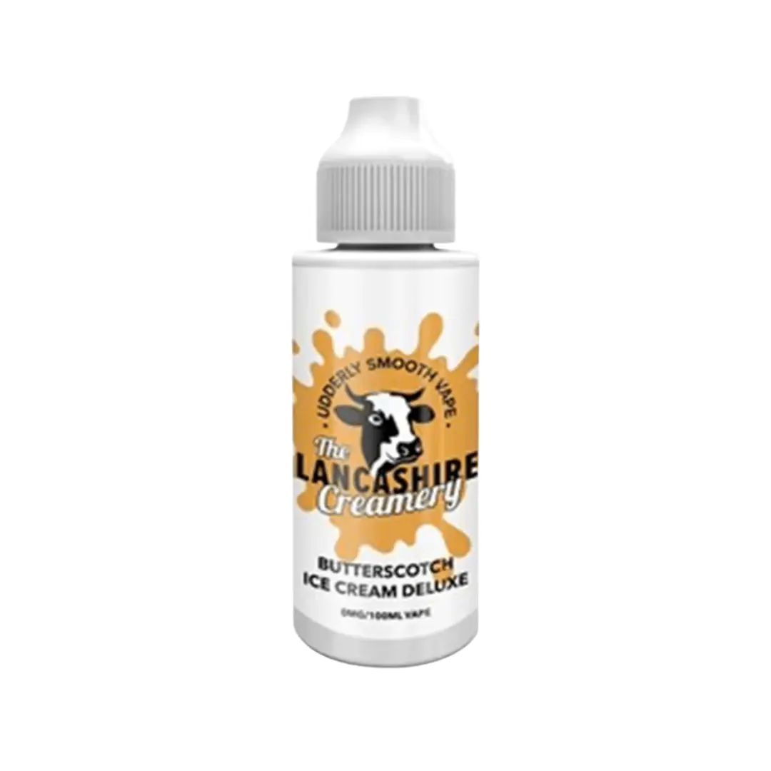 Lancashire Creamery Butterscotch Ice Cream Deluxe 100ml E-liquid