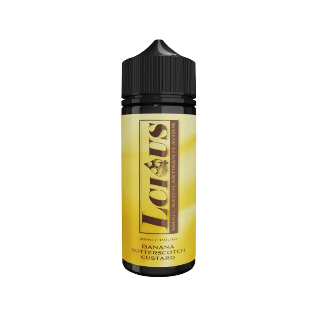 Lcious Banana Butterscotch Custard 100ml E-liquid