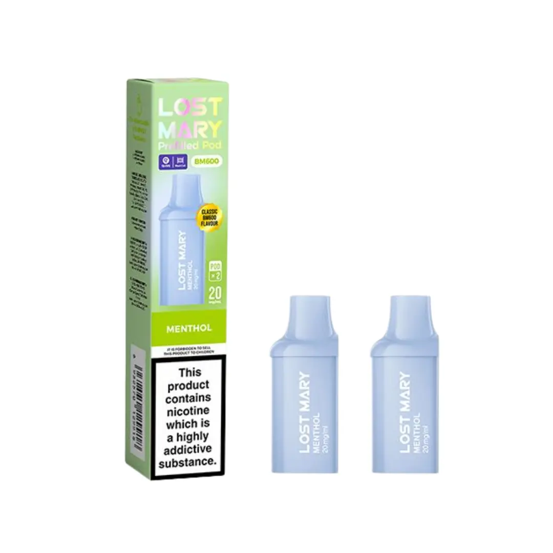 Lost Mary BM600 Menthol Prefilled Pods