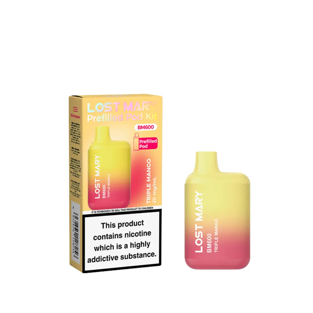 Lost Mary BM600 Prefilled Pod Vape Kit - Image 4