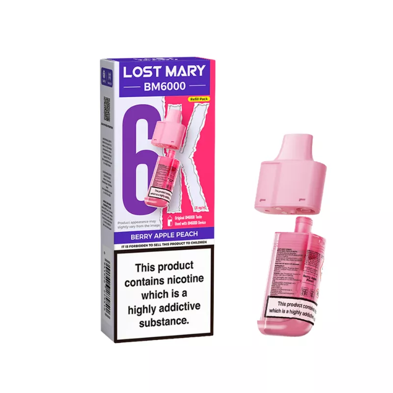 Lost Mary BM6000 Berry Apple Peach Refill Pod