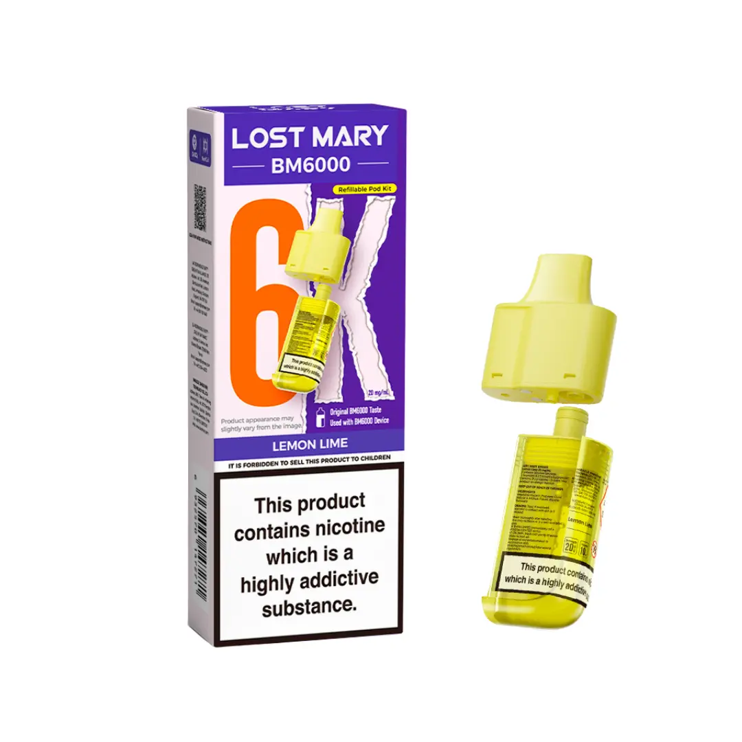 Lost Mary BM6000 Lemon Lime Refill Pod