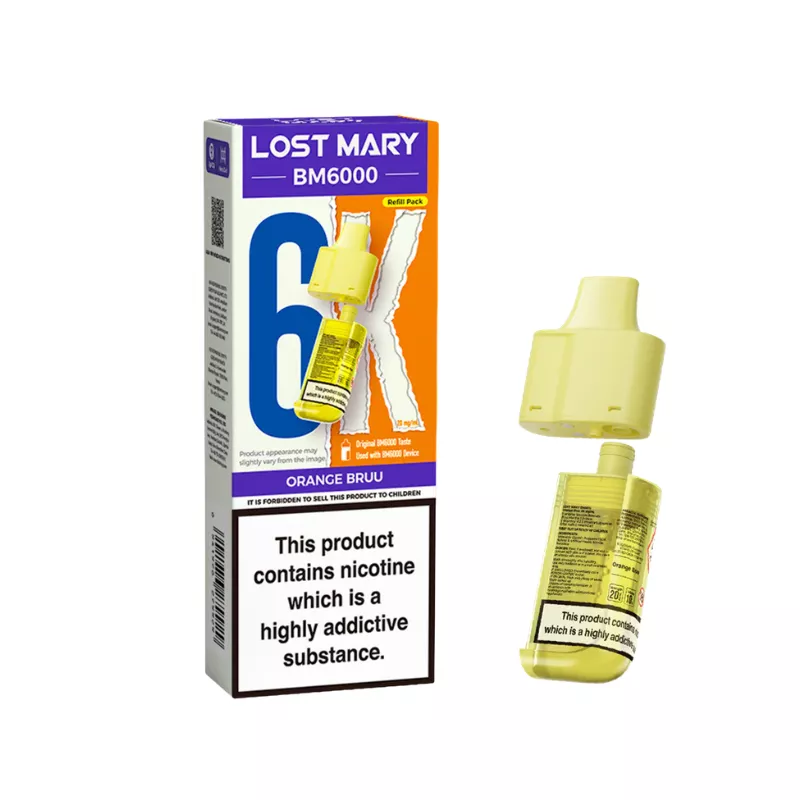 Lost Mary BM6000 Orange Bruu Refill Pod