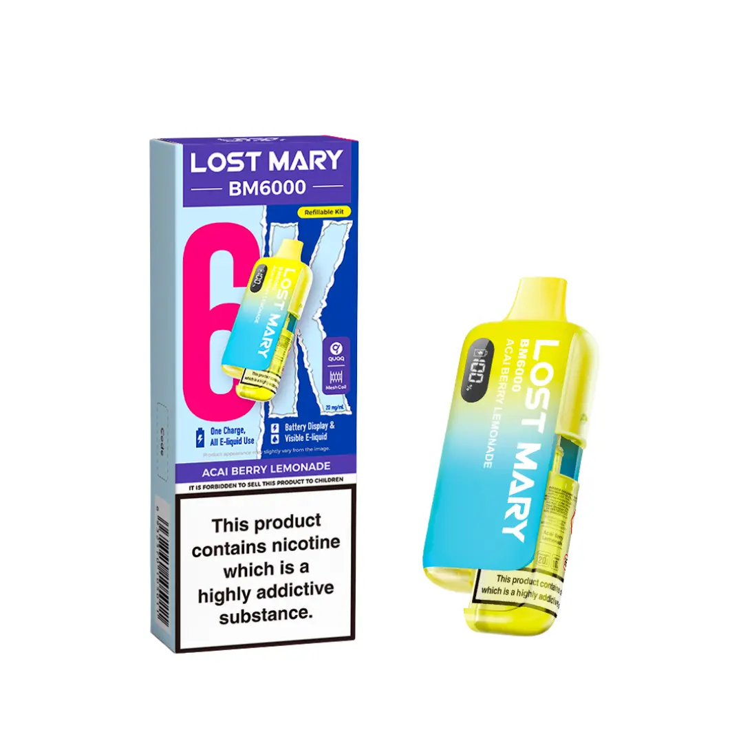 Lost Mary BM6000 Prefilled Pod Vape Kit - Image 3