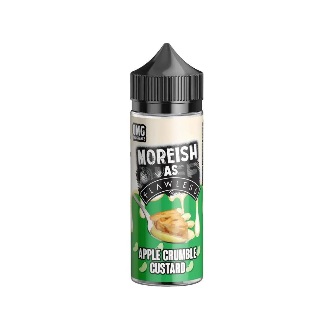 Moreish As Flawless Apple Crumble Custard 100ml E-liquid