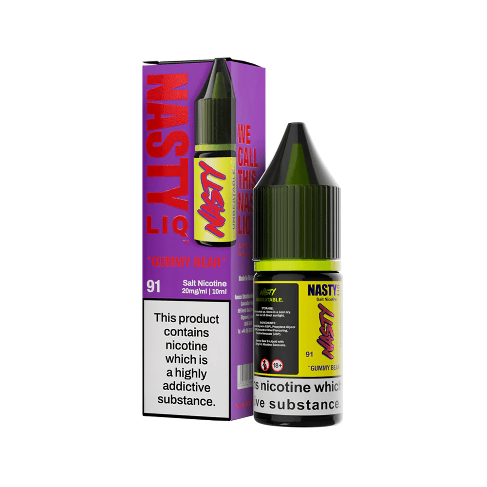 Nasty Liq Gummy Bear 10ml Nic Salt