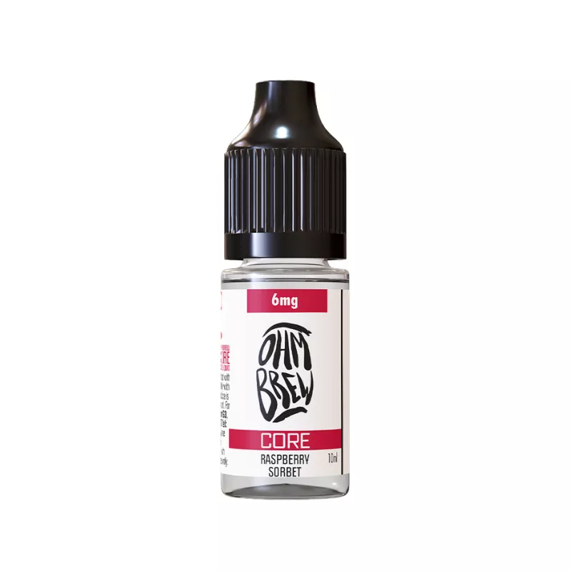 Ohm Brew Core Raspberry Sorbet 50/50 10ml E-liquid
