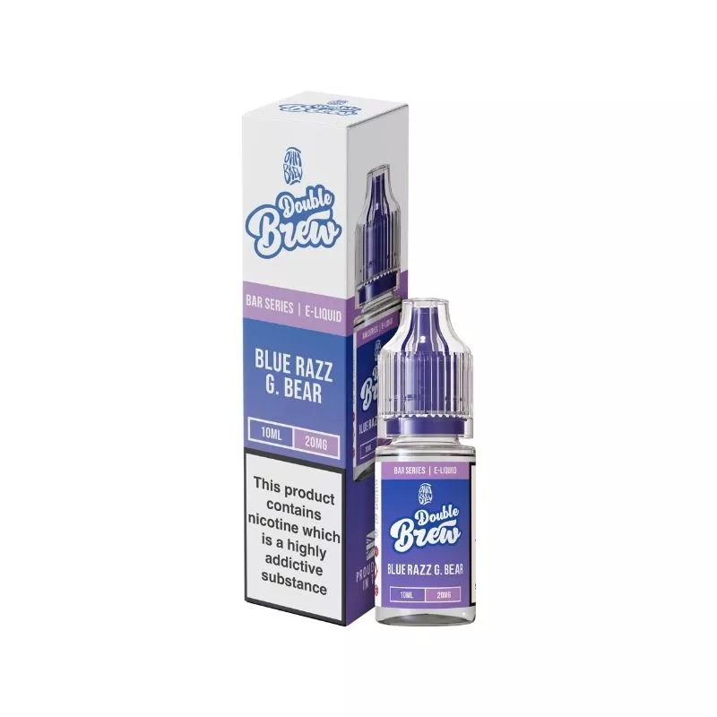 Ohm Brew Double Brew Blue Razz G. Bear 10ml Nic Salt