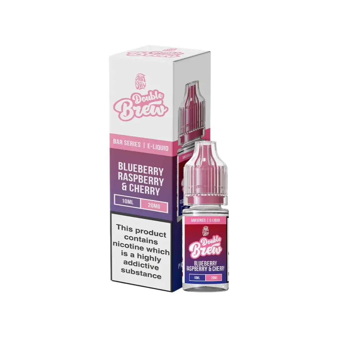 Ohm Brew Double Brew Blueberry Raspberry & Cherry 10ml Nic Salt E-liquid