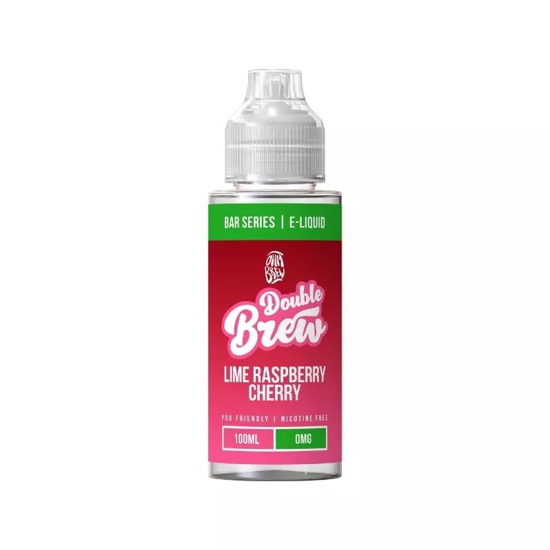 Ohm Brew Double Brew Lime Raspberry Cherry 100ml Shortfill