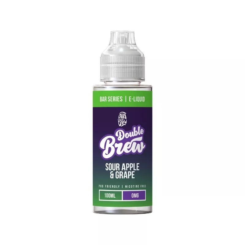 Ohm Brew Double Brew Sour Apple & Grape 100ml Shortfill
