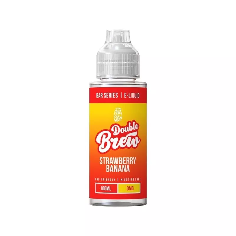 Ohm Brew Double Brew Strawberry Banana 100ml Shortfill