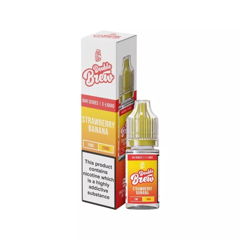 Ohm Brew Double Brew Strawberry Banana 10ml Nic Salt