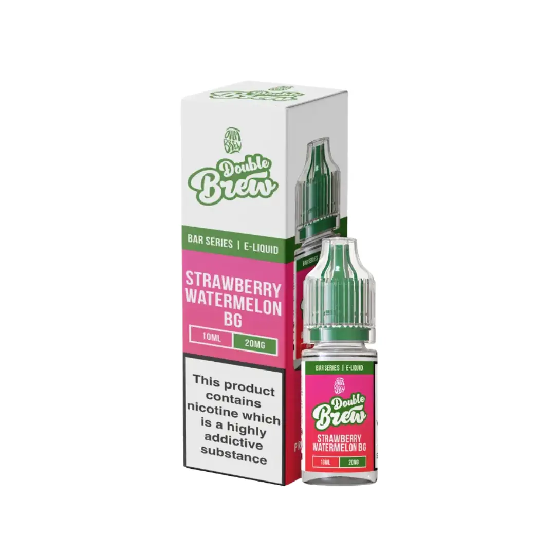 Ohm Brew Double Brew Strawberry Watermelon BG 10ml Nic Salt E-liquid