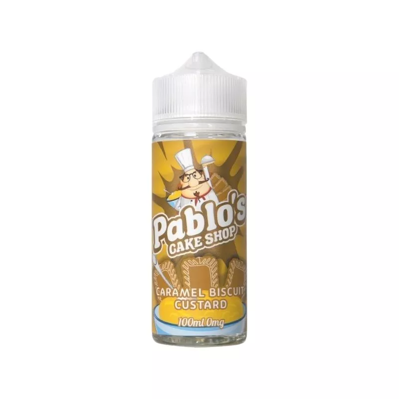 Pablo's Cake Shop Caramel Biscuit Custard 100ml E-liquid