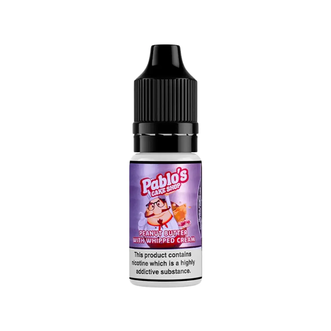 Pablo's Cake Shop Peanut Butter with Whipped Cream 10ml Nic Salt E-liquid