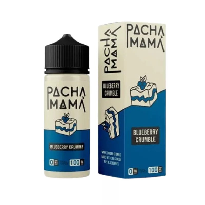 Pacha Mama Desserts Blueberry Crumble 100ml Shortfill