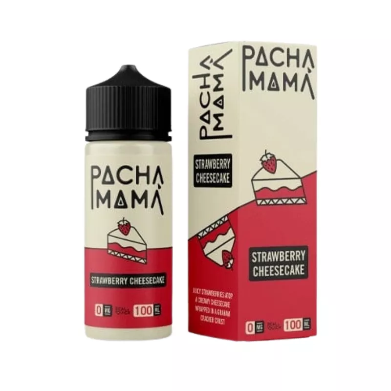 Pacha Mama Desserts Strawberry Cheesecake 100ml Shortfill
