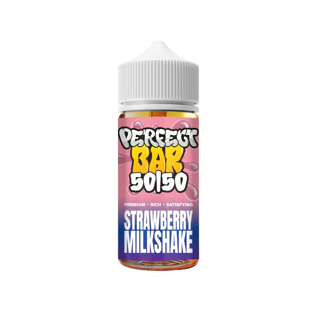 Perfect Bar 50/50 Strawberry Milkshake 100ml Shortfill