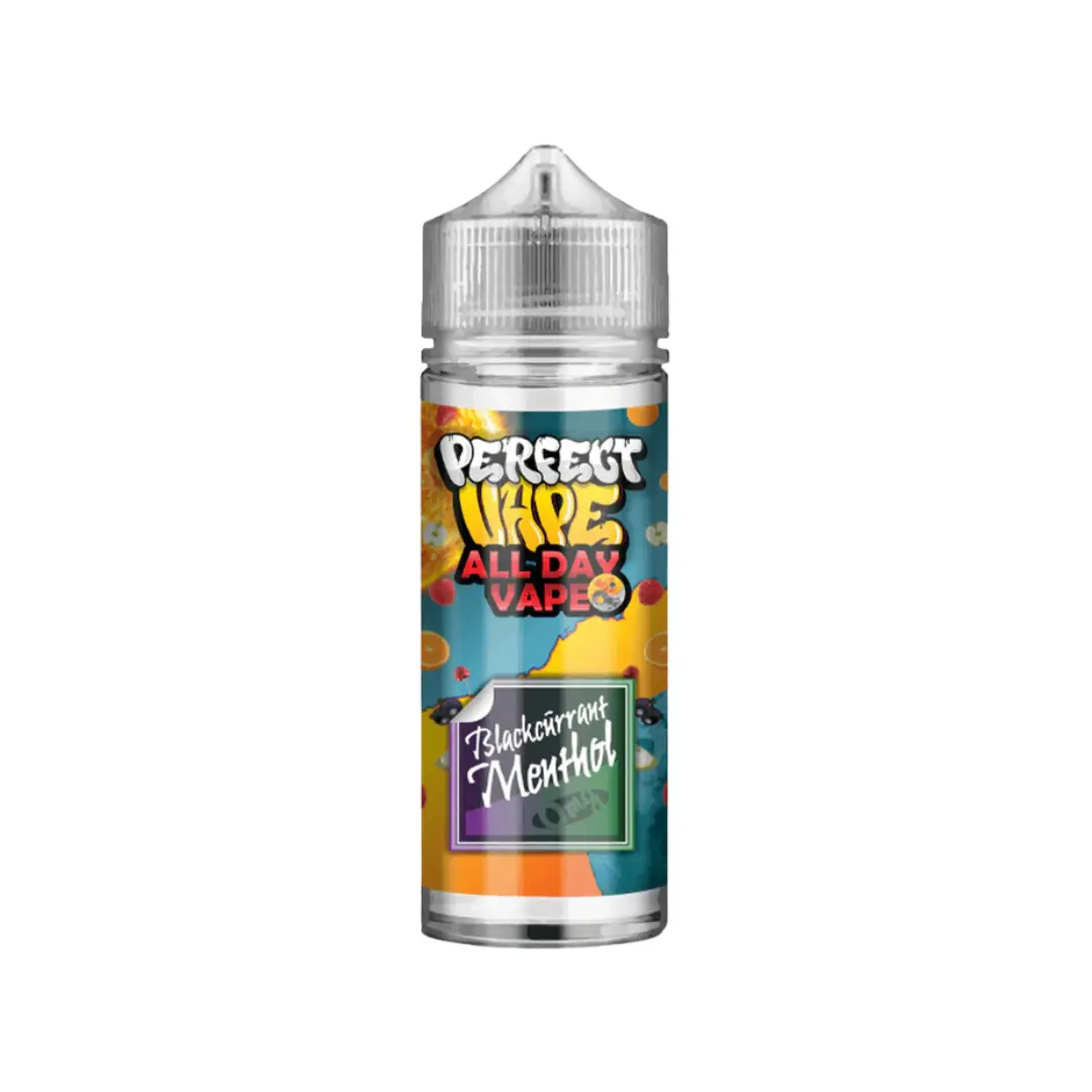 Perfect Vape All Day Vape Blackcurrant Menthol 100ml Shortfill