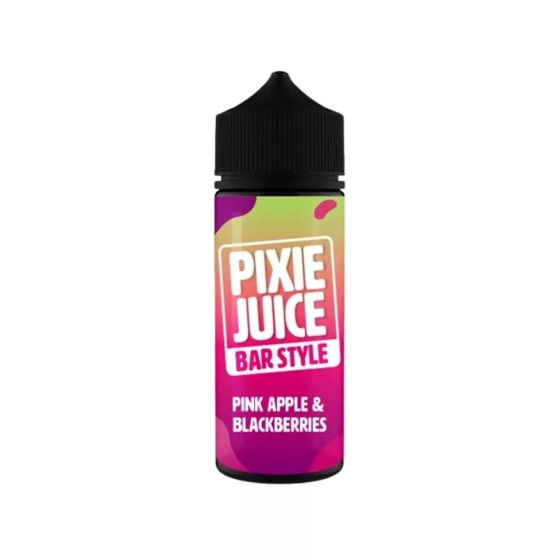 Pixie Juice Bar Style Pink Apple & Blackberries 50/50 100ml Shortfilll