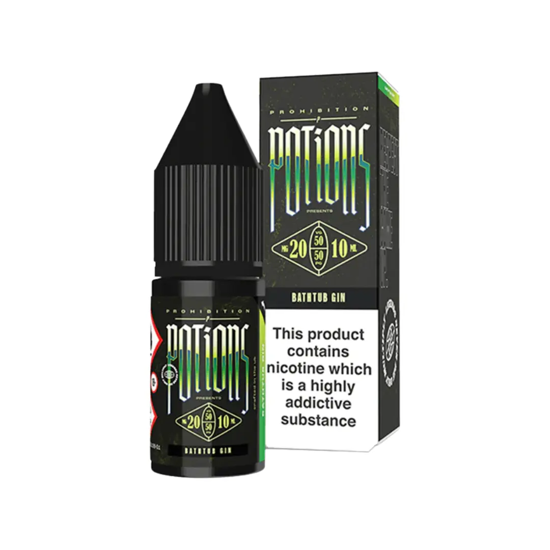 Prohibition Potions Bathtub Gin 10ml Nic Salt E-liquid
