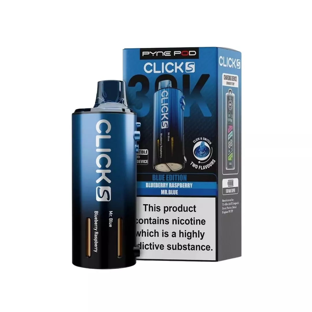 Pyne Pod Click S 30K Blue Edition Refill Pod