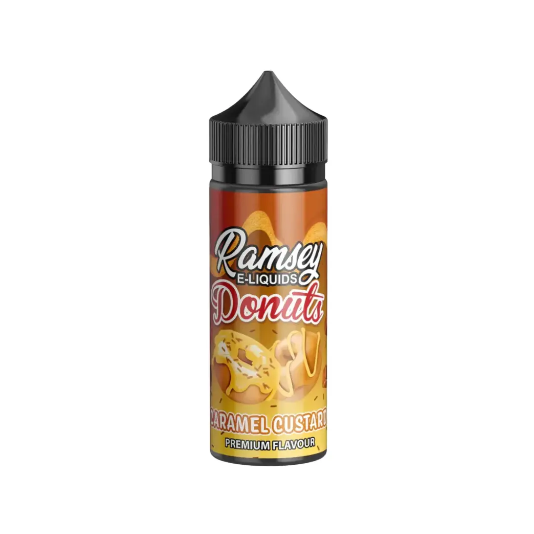 Ramsey Donuts Caramel Custard Donut 100ml Shortfill E-liquid