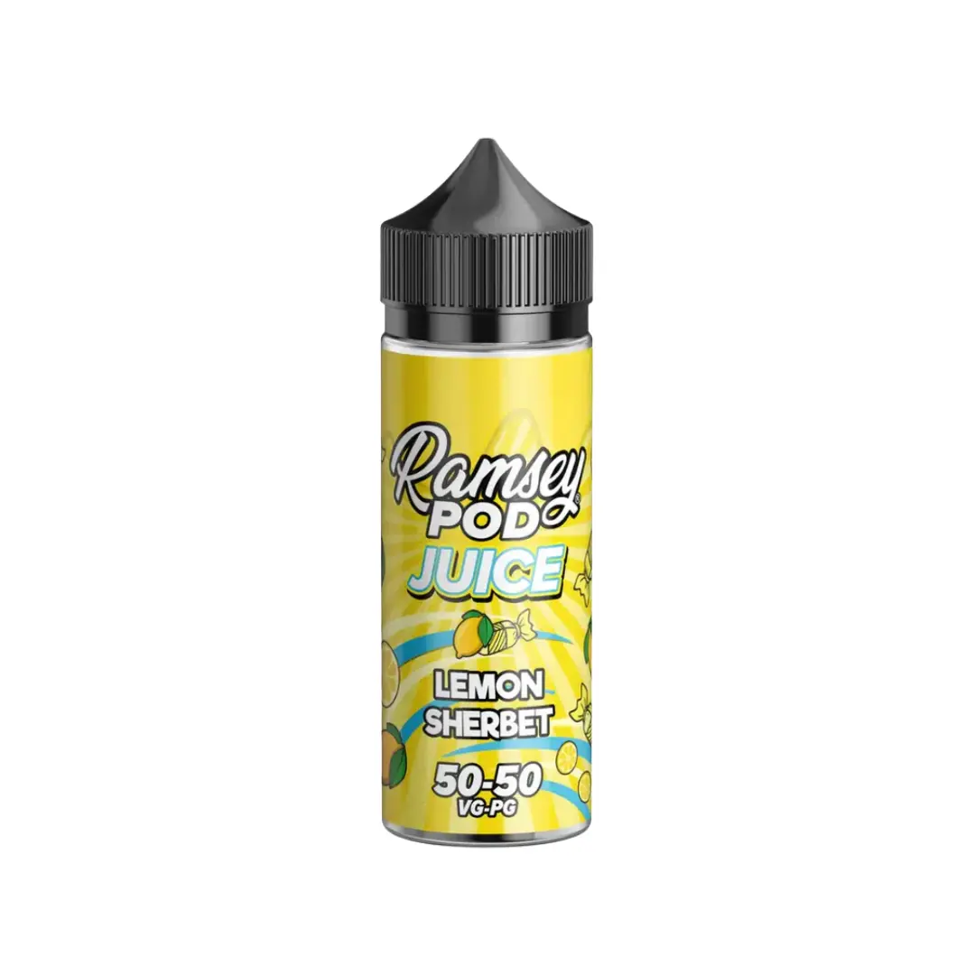 Ramsey Pod Juice Lemon Sherbet 100ml Shortfill E-liquid