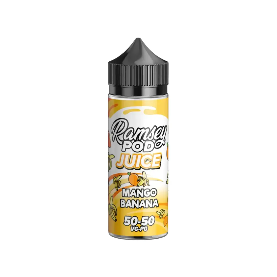 Ramsey Pod Juice Mango Banana 100ml Shortfill E-liquid